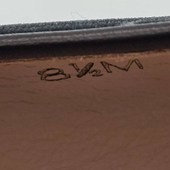 Taryn Rose women flats loafers Gray Velvet Silver Band Italy size 8.5 new - Picture 5 of 12